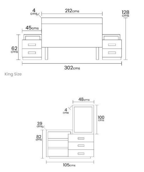 Imagen de Recamara King Size Tokio