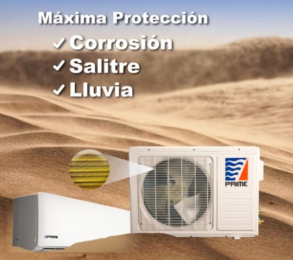 Imagen de Minisplit Prime Tecnología Inverter 1 Tonelada, Frio/Calor 220V