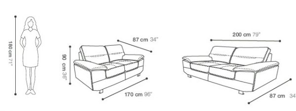 Imagen de Sofá y Love Seat Dove